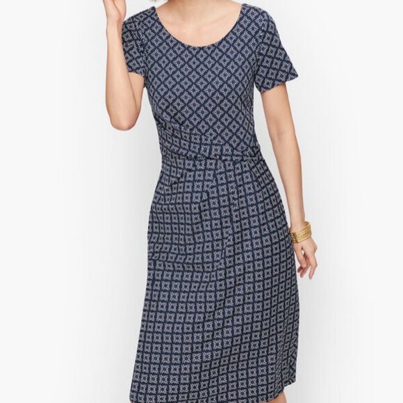Talbots Dresses & Skirts - talbots Knit Jersey Draped Sheath Dress